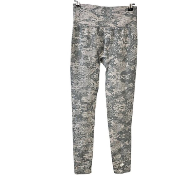 Womens Best Camo Seamless Leggings, High Waist, Ribbed Waistband, Size M - Picture 3 of 8